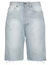 Vetements Woman Denim Shorts Blue Size L Cotton In Blue