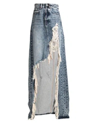 Vetements Woman Denim Skirt Blue Size S Cotton