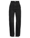 Vetements Woman Jeans Black Size S Cotton In Black
