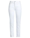 Vetements Woman Jeans White Size M Cotton In White