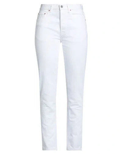 Vetements Woman Jeans White Size M Cotton