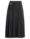 Vetements Woman Midi Skirt Black Size S Polyester, Elastane