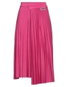 Vetements Woman Midi Skirt Fuchsia Size S Polyester, Elastane In Pink