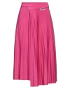 Vetements Woman Midi Skirt Fuchsia Size S Polyester, Elastane In Pink