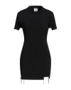 Vetements Cut-out Short-sleeve Minidress In Black