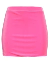 Vetements Woman Mini Skirt Fuchsia Size S Polyester, Elastane In Fuchsia