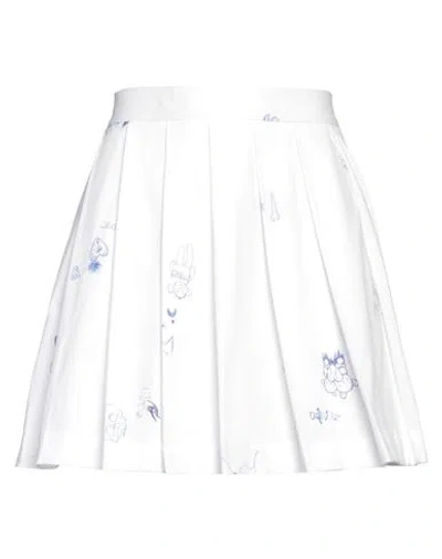 Vetements Woman Mini Skirt White Size S Cotton
