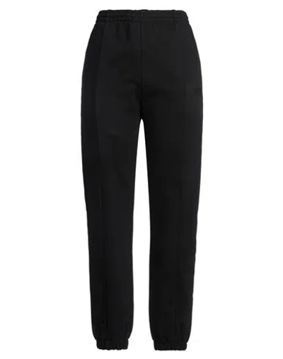 Vetements Woman Pants Black Size L Cotton, Elastane