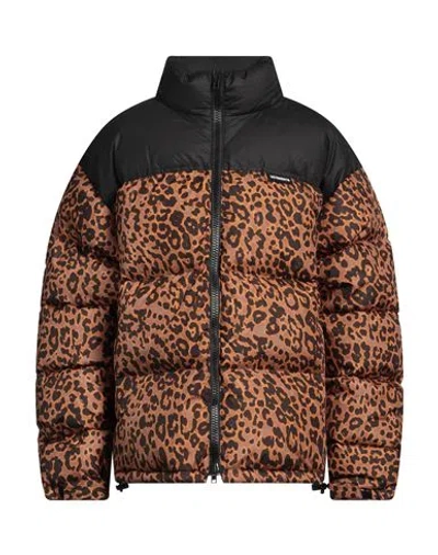 Vetements Woman Puffer Camel Size M Polyester In Beige