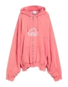 Vetements Woman Sweatshirt Coral Size Xl Cotton, Polyester