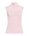 Vetements Woman T-shirt Pink Size S Viscose, Polyamide, Elastane