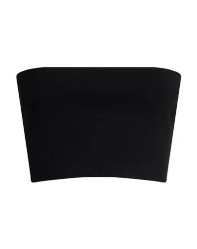 Vetements Woman Top Black Size S Viscose, Polyester, Polyamide, Elastane