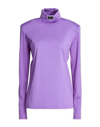 Vetements Woman T-shirt Purple Size Xs Polyamide, Elastane