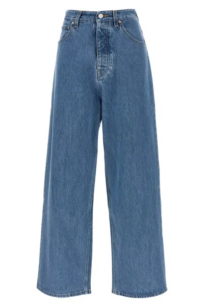 Vetements Women Baggy Jeans In Blue