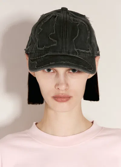 Buy Vetements Destroyed Cap 'Washed Black' - UE64CA210B WASH