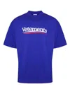 Vetements T-shirt Mit Logo-print In Blue