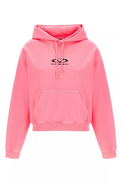 VETEMENTS VETEMENTS WOMEN 'OVAL LOGO' HOODIE