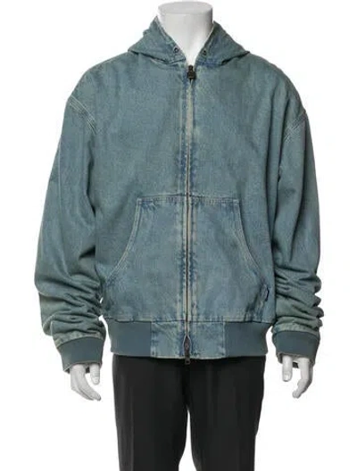 Pre-owned Vetements Workwear Denim Jacket In Blue