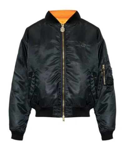 Vetements X Alpha Industries Long Sleeve Jacket In Black