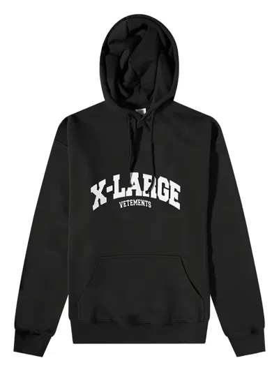 Vetements X-large Hoodie In Black