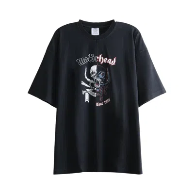 Pre-owned Vetements X Motorhead Double Graphic Cut-up T-shirt 'washed Black' | Men's Size S