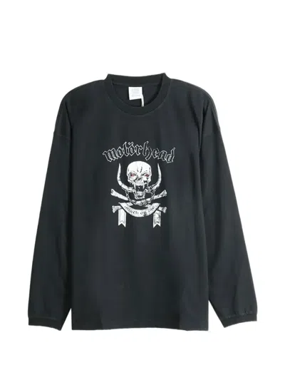 Vetements Black Motörhead Edition Long Sleeve T-shirt