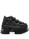 Vetements X New Rock 'platform' Sneakers In Black