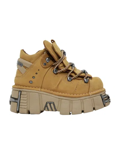 Vetements X New Rock Platform Sneakers In Multicolor