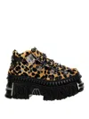 Vetements X New Rock Platform Sneakers In Multicolour