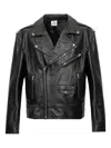 Vetements Biker Jacket With Notched Lapels And Epaulettes In Black