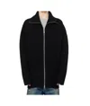 Vetements Zip-up Cardigan In Black