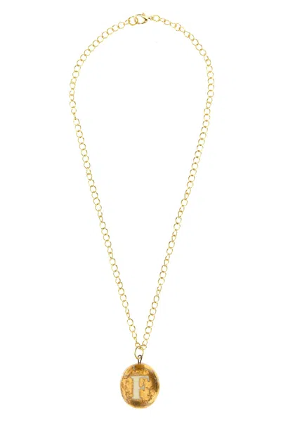 Vetrofuso 'f' Necklace