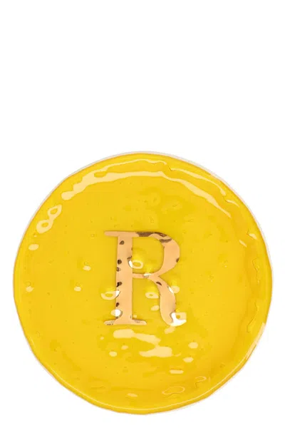 Vetrofuso 'r' Letter Plate