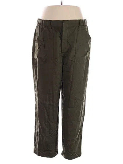 Pre-owned Vetta Casual Pants In Green