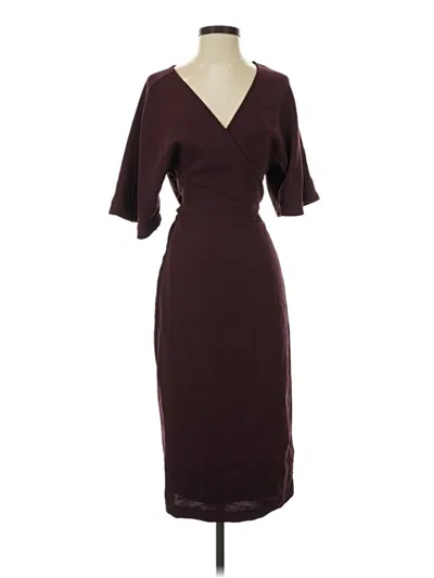 Pre-owned Vetta Cocktail Dress In Burgundy