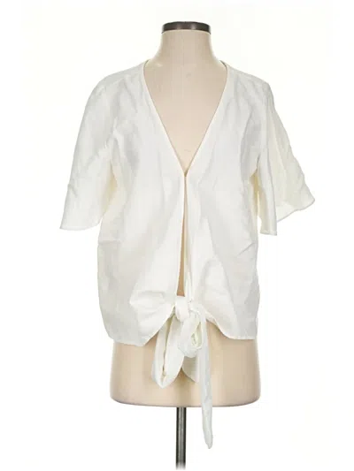 Pre-owned Vetta Kimono In Ivory