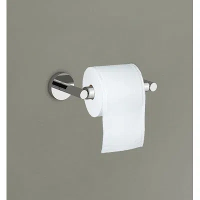 Vetta Modern Wall Mounted Spring Double Post Toilet Paper Holde In Chrome