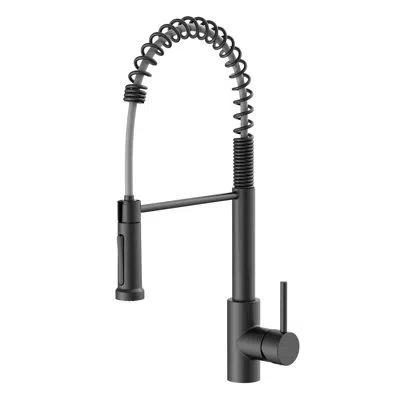Vetta Pull Down Kitchen Faucet In Matte Black