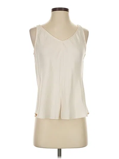 Pre-owned Vetta Sleeveless Blouse In White