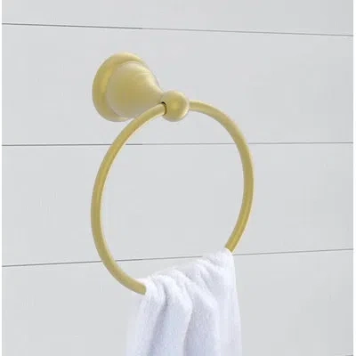 Vetta Towel Ring In Gold