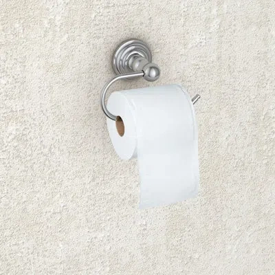 Vetta Wall Mounted Single Post Toilet Paper Holder In Chrome