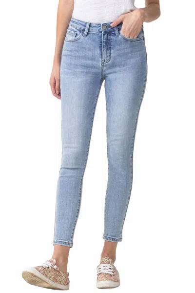 Veveret Lovervet Full Size Talia High Rise Crop Skinny Jeans In Light