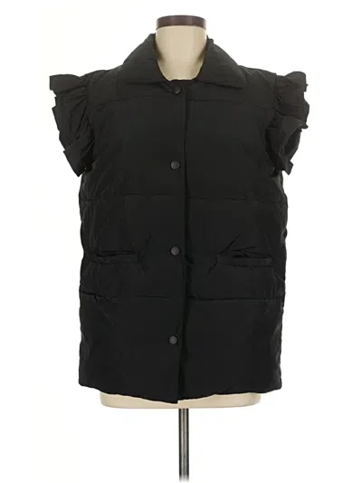 Pre-owned Veveret Vest In Black