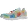 Vevo Active Steffi Womens Knit Fitness Slip-on Sneakers In Multi