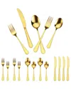 Vevor 100pc Silverware Set In Gold