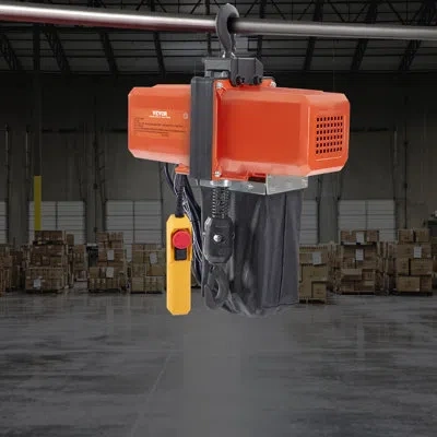 Vevor 1100 Lbs Electric Chain Hoist 15 Ft Lifting Height