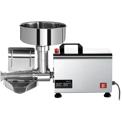 Vevor 110v Electric Tomato Strainer 370w Commercial Grade Tomato Milling Machine Stainless Steel Tomato Pr In Silver