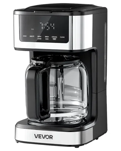 Vevor 12 Cup Programmable Drip Coffee Maker In Black