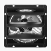 Vevor 12 In Shutter Exhaust Fan With Smart Programming Controller Wall Mount In Black