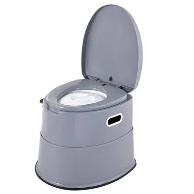 Vevor 1.3 Gallons Gpf Elongated Comfort Height Bidet Toilet (seat Included) In Gray